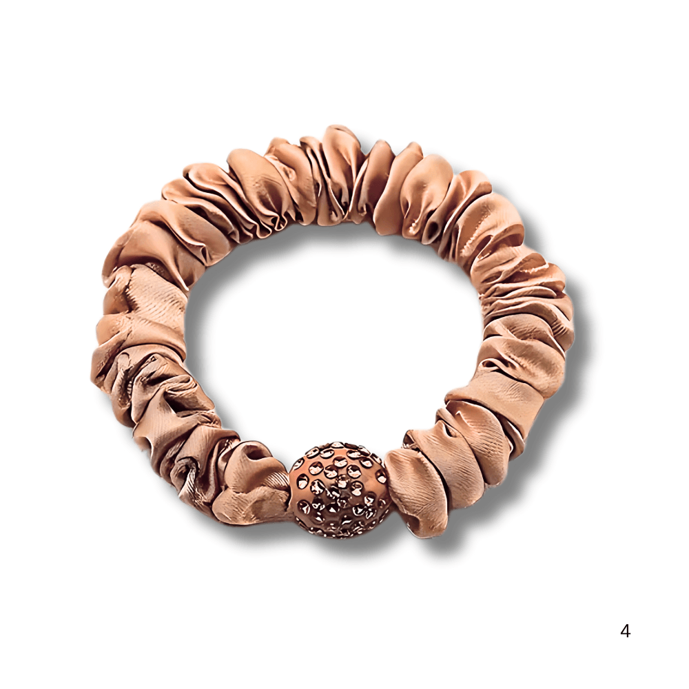 Silk Rhinestone Hair Ties - Gummia